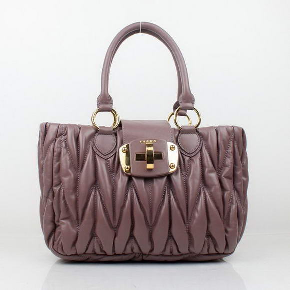 88011 Miu Miu Borsa Custodia in pelle 88011 Viola